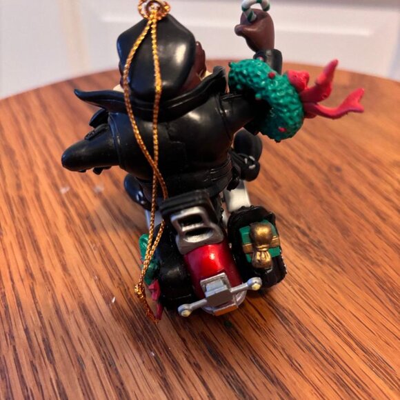 1999 Trevco Looney Tunes Taz Christmas Ornament Motorcycle Tasmanian Devil NIB - Picture 3 of 7